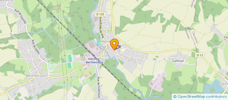 localisation de l'entreprise A.Z.F.P.S  BERTHECOURT