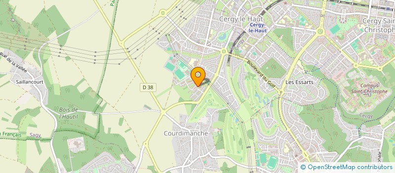 localisation de l'entreprise A.Z HOLDING  COURDIMANCHE