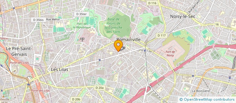 localisation de l'entreprise A.Z. INVESTMENT à ROMAINVILLE