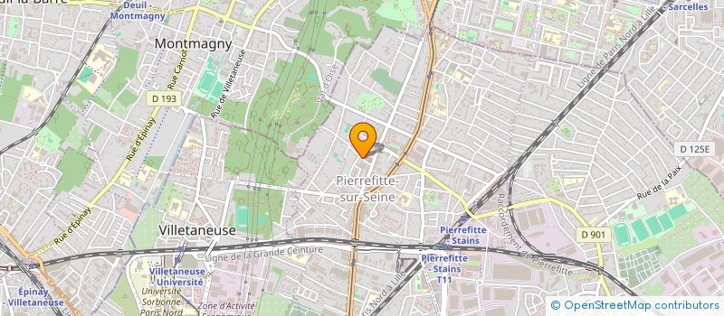 localisation de l'entreprise A.Z.N. MULTIMEDIA à PIERREFITTE-SUR-SEINE