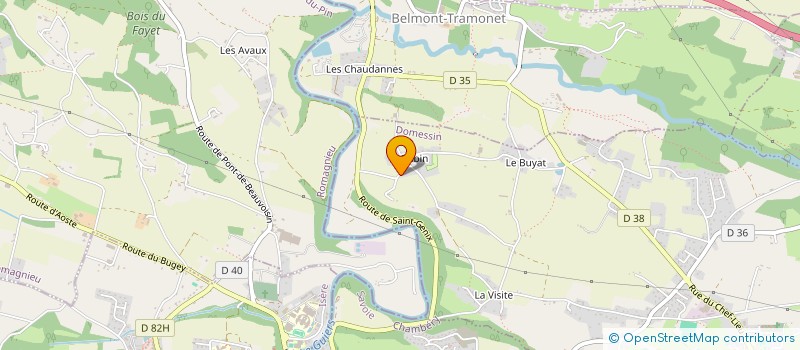 localisation de l'entreprise A.Z. NETTOYAGE  DOMESSIN