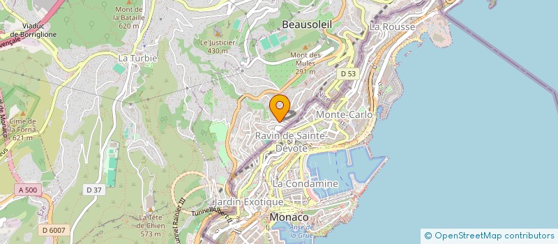 localisation de l'entreprise A.Z. PLOMBERIE  BEAUSOLEIL