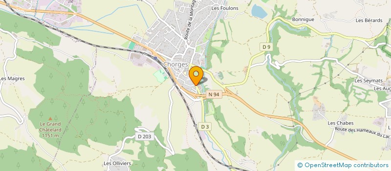 localisation de l'entreprise A.Z. REALISATIONS ET AMENAGEMENTS  LA BATIE-NEUVE