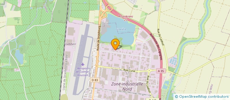 localisation de l'entreprise A..Z RECEPTIONS  COLMAR