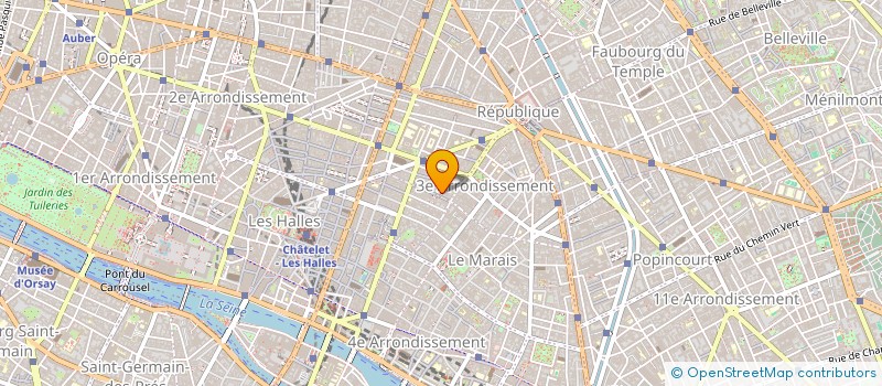 localisation de l'entreprise A & Z ROCK SARL  PARIS