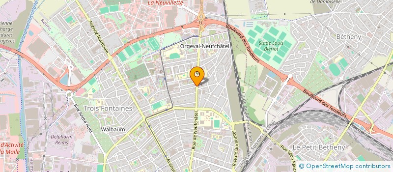 localisation de l'entreprise A-Z SECURITE  REIMS