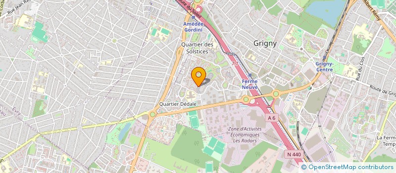 localisation de l'entreprise A.Z SECURITE PRIVEE à GRIGNY