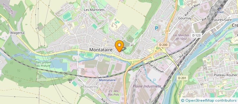localisation de l'entreprise A-Z SERVICES à MONTATAIRE