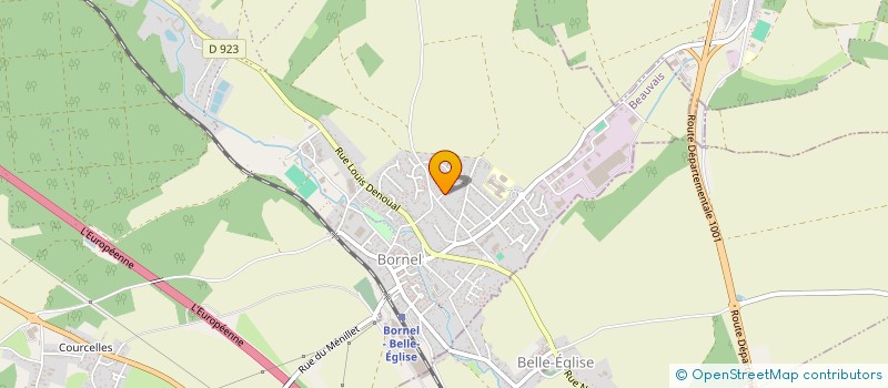 localisation de l'entreprise A-Z TECH UV  BORNEL