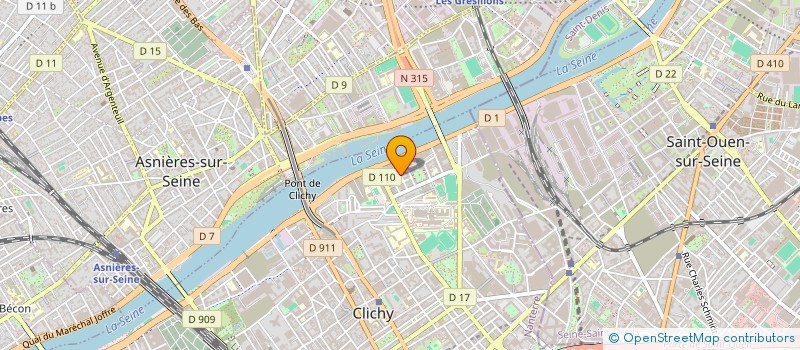 localisation de l'entreprise A Z URBAN IT  CLICHY