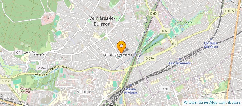 localisation de l'entreprise A01 à VERRIERES-LE-BUISSON