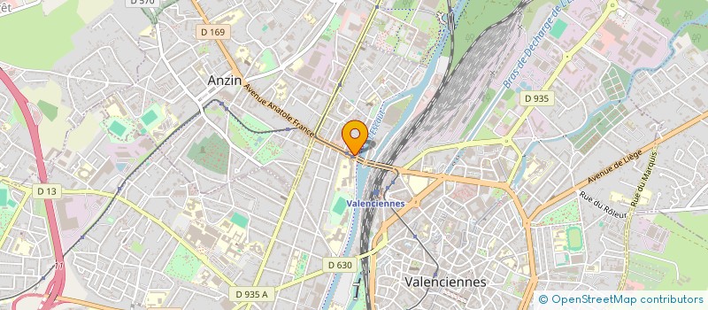 localisation de l'entreprise A1 CONSTRUCTION  VALENCIENNES