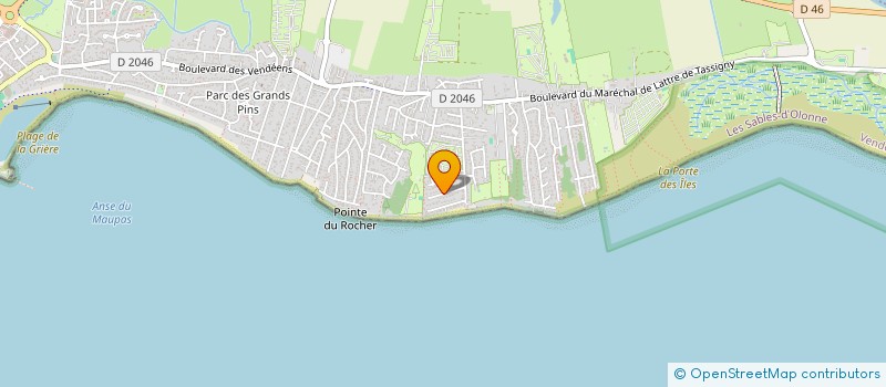 localisation de l'entreprise A1 STATISTIQUES à LA TRANCHE-SUR-MER