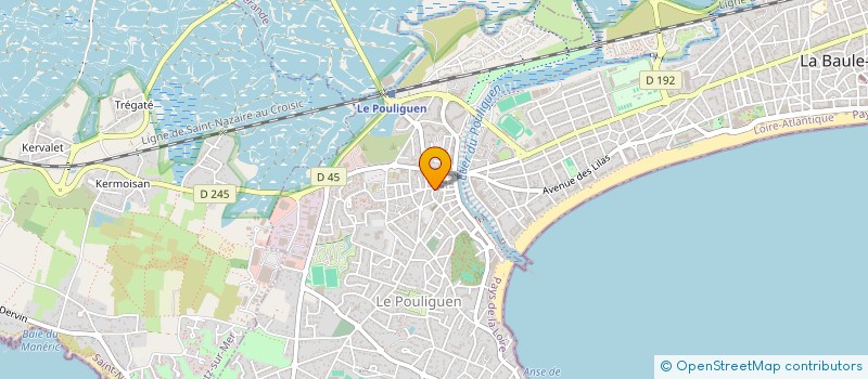 localisation de l'entreprise A10 CONSEIL  LE POULIGUEN