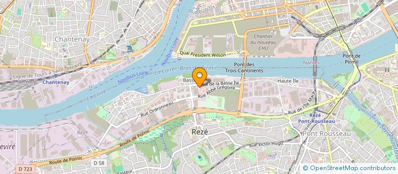 localisation de l'entreprise A11 à ORVAULT