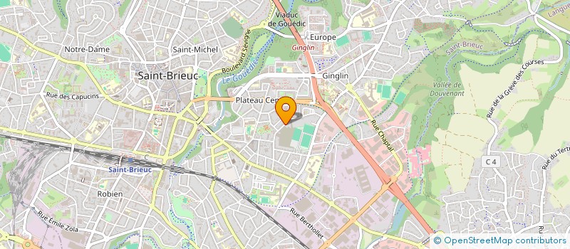 localisation de l'entreprise A12 VILLES DOREES à SAINT-BRIEUC