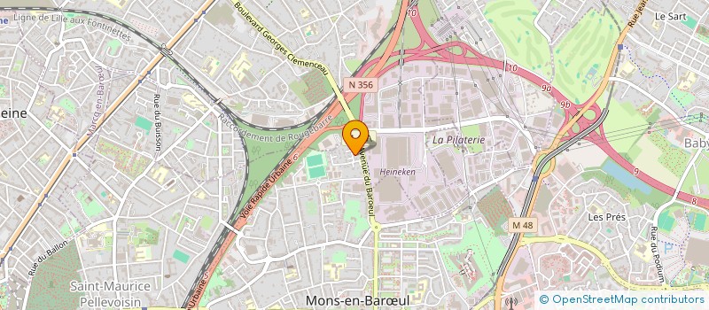 localisation de l'entreprise A16 MTP  MONS-EN-BARUL