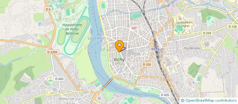 localisation de l'entreprise A1S3 à VICHY