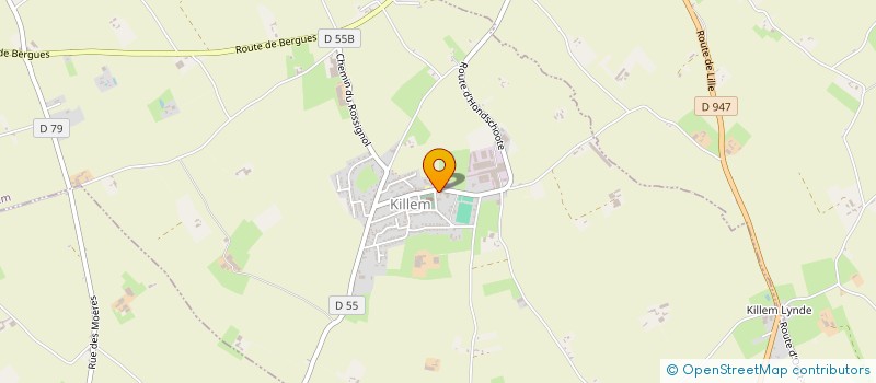 localisation de l'entreprise A2  GHYVELDE