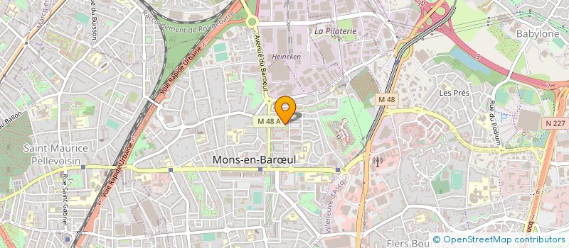 localisation de l'entreprise A2  MONS-EN-BARUL