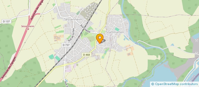 localisation de l'entreprise A2  SESSENHEIM