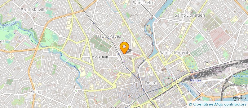 localisation de l'entreprise A2 à NANTES