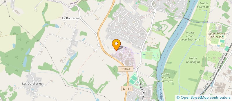 localisation de l'entreprise A2 BATI  BOUCHEMAINE