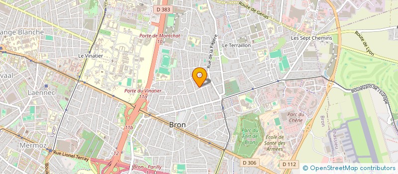 localisation de l'entreprise A2 CABINET INFIRMIER  BRON