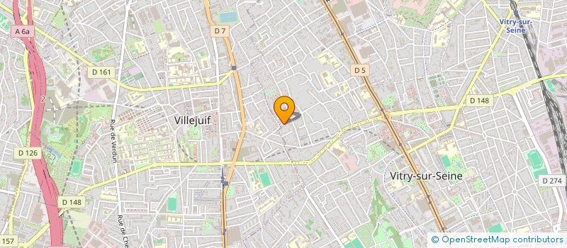 localisation de l'entreprise A2 CENTRE D'EXPERTISE TECHNOLOGIQUE  SILHOUETTE ET ANTI-AGE  VITRY-SUR-SEINE