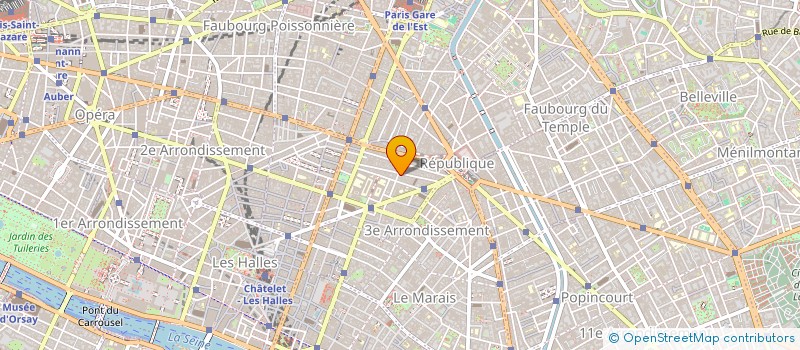 localisation de l'entreprise A2 CHERET - LA RENARDIERE  PARIS