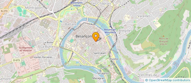 localisation de l'entreprise A2 CI à BESANCON