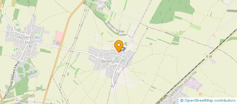 localisation de l'entreprise A2 - CONSEIL ET EXPERTISE COMPTABLE  BELLEFOND