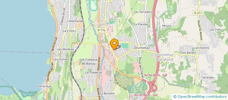 localisation de l'entreprise A2 CUISINES à DRUMETTAZ-CLARAFOND