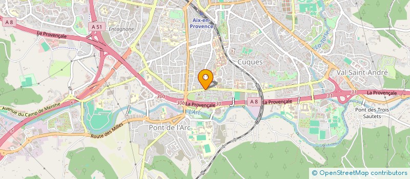 localisation de l'entreprise A2 & E2 à AIX-EN-PROVENCE