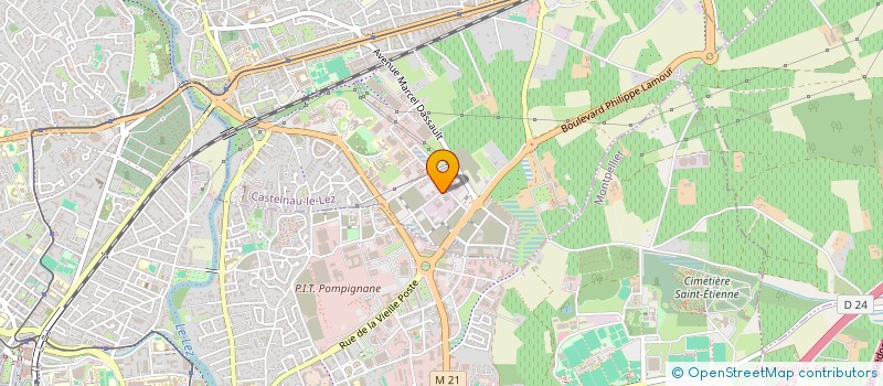 localisation de l'entreprise A2 EXPERTISE à CASTELNAU-LE-LEZ