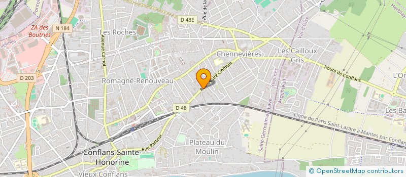 localisation de l'entreprise A2 FORMATION à CONFLANS-SAINTE-HONORINE