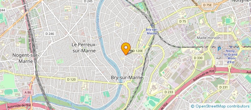 localisation de l'entreprise A2 GESTION PRIVEE  BRY-SUR-MARNE