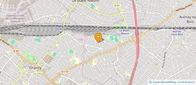 localisation de l'entreprise A2 IMMOBILIER à LE BLANC-MESNIL