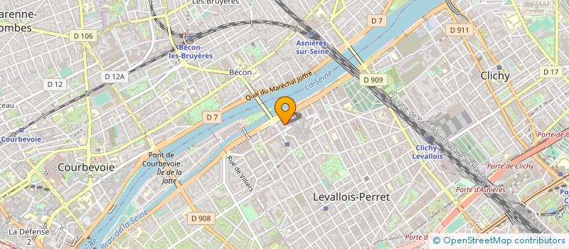 localisation de l'entreprise A2 INVEST à LEVALLOIS-PERRET