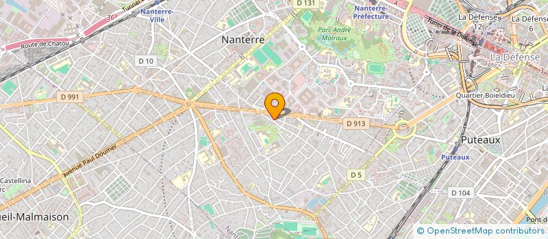 localisation de l'entreprise A2 MAINS ATELIERS  NANTERRE