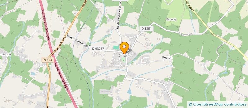 localisation de l'entreprise A2 MAISON ET TRAVAUX  CUDOS