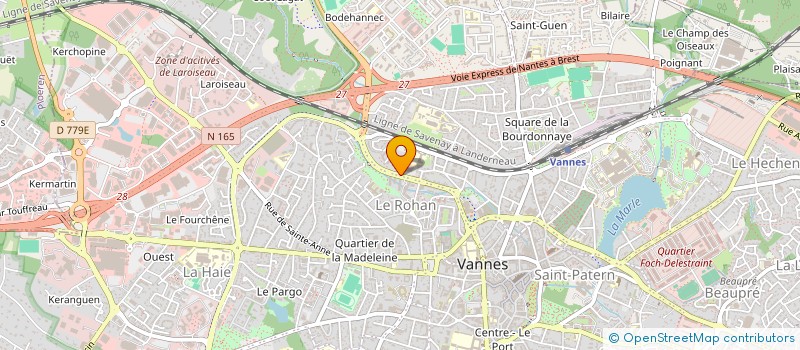 localisation de l'entreprise A2 MORBIHAN à VANNES