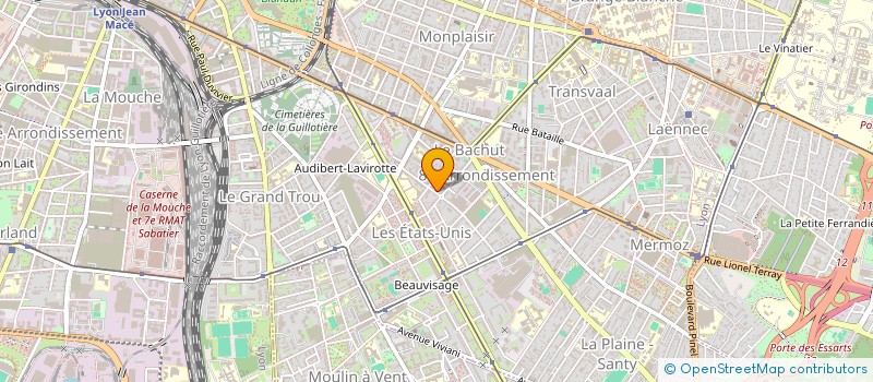 localisation de l'entreprise A2 MS à LYON