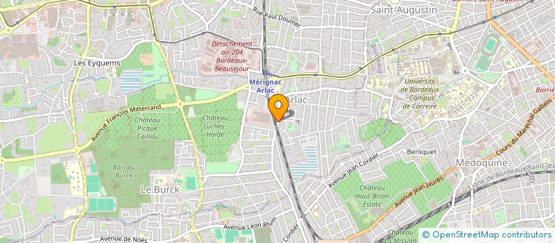 localisation de l'entreprise A2 OFFICE ASSISTANCE ADMINISTRATIVE  MERIGNAC