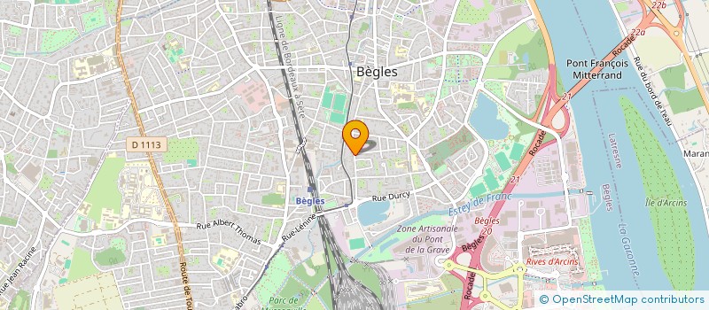 localisation de l'entreprise A2 PEINTURE à BEGLES