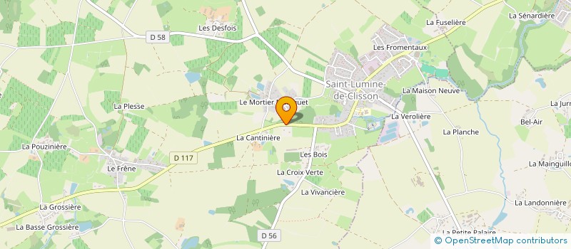 localisation de l'entreprise A2 PROS  SAINT-LUMINE-DE-CLISSON