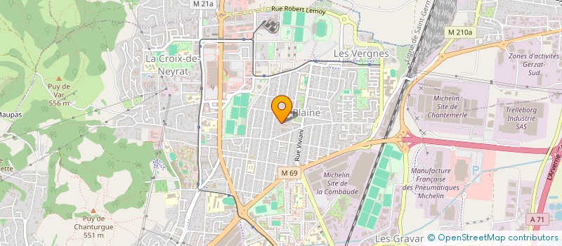 localisation de l'entreprise A2 RENOV à CLERMONT-FERRAND