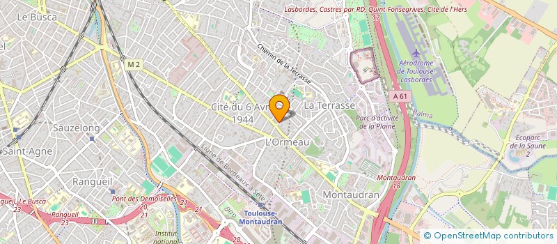 localisation de l'entreprise A2 + RENOVATIONS à TOULOUSE