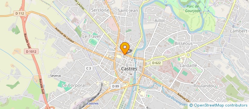 localisation de l'entreprise A2 SOCIETE  CASTRES