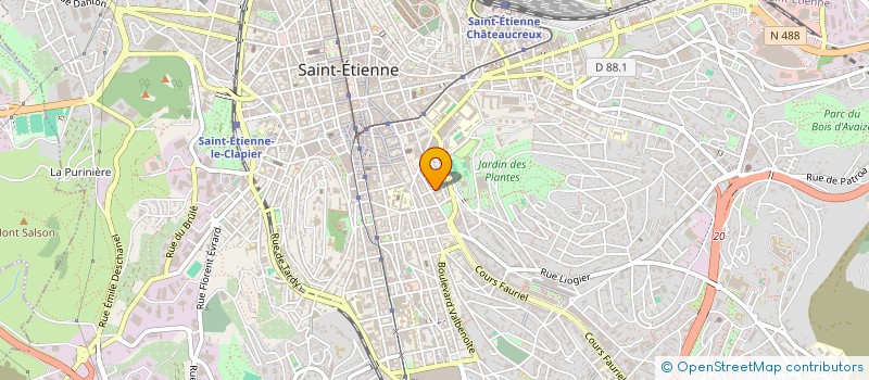 localisation de l'entreprise A2 SOLS  SAINT-ETIENNE